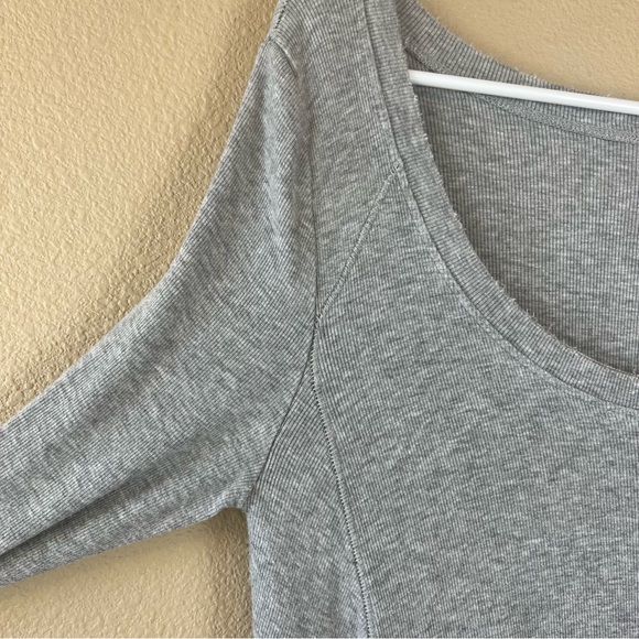 Free People Flowy January Top Grey - Picture 7 of 12